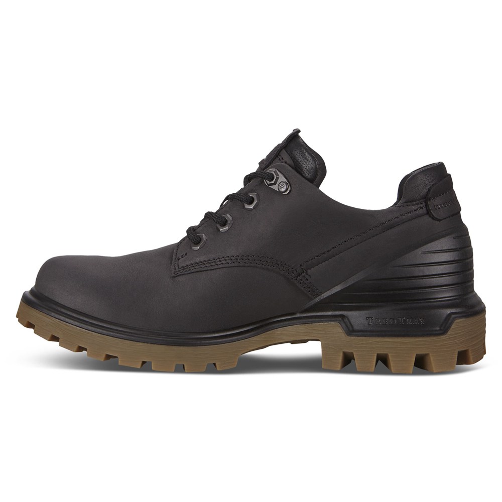 ECCO Mens Hiking Shoes Black - Tredtray - YCG-053798